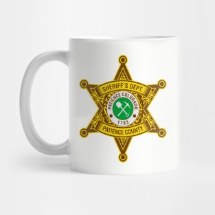 Patience County Sheriff's Badge Mug